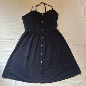 Dark blue women’s dress